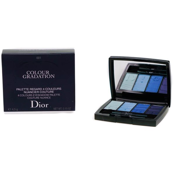 Dior Colour Gradation 4 Colours Eyeshadow Palette 001 Blue For Sale