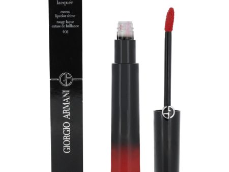 Giorgio Armani Ecstasy Lacquer Excess Lip Gloss Shine 402 Red-To-Go Sale