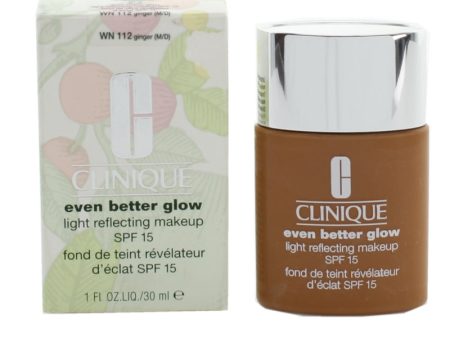 Clinique Dark Foundation Even Better Glow WN 112 Ginger (Blemished Box) Hot on Sale