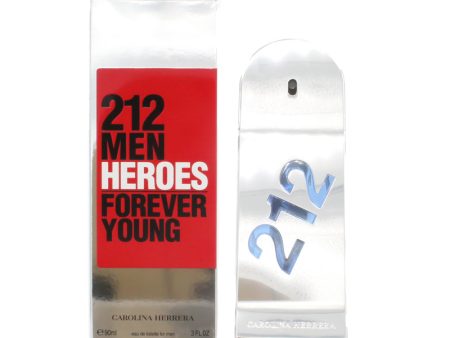 Carolina Herrera 212 Men Heroes 90ml Eau De Toilette (Blemished Box) Supply