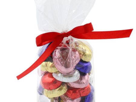 30 x Solid Milk Chocolate Hearts (Multi) For Sale