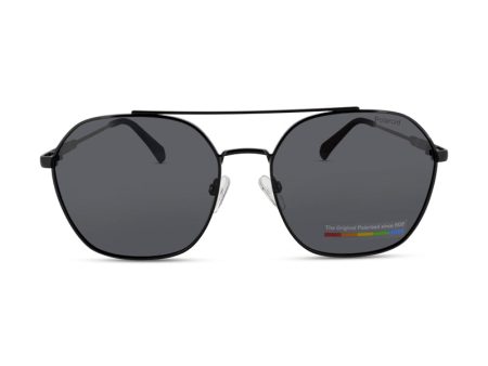 Polaroid Black Sunglasses PLD 6172 S 807M9 (Ex Display) Hot on Sale