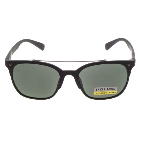 Police Polarised Black Unisex Sunglasses SPL161 U28P Hot on Sale