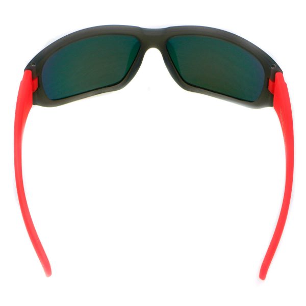 Red Bull Rubber Grey Red Revo Men s Sunglasses RBR213-005 Online now