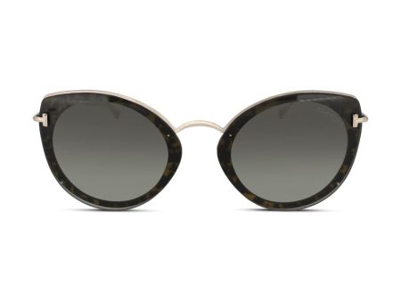 Tom Ford Cat Eye Havana Sunglasses TF683 52K (Ex Display) Hot on Sale