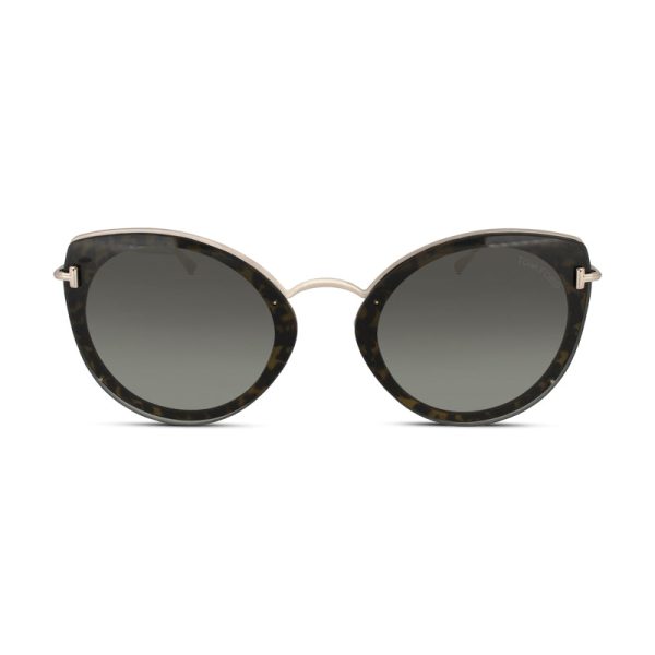 Tom Ford Cat Eye Havana Sunglasses TF683 52K (Ex Display) Hot on Sale