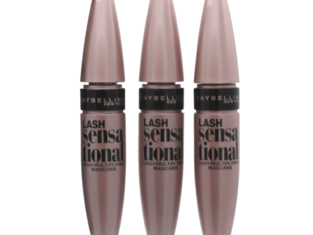 Maybelline Lash Sensational Black Mascara Trio Pack Fashion