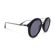 Police Black Round Men s Sunglasses SPL724 (Ex Display) For Cheap