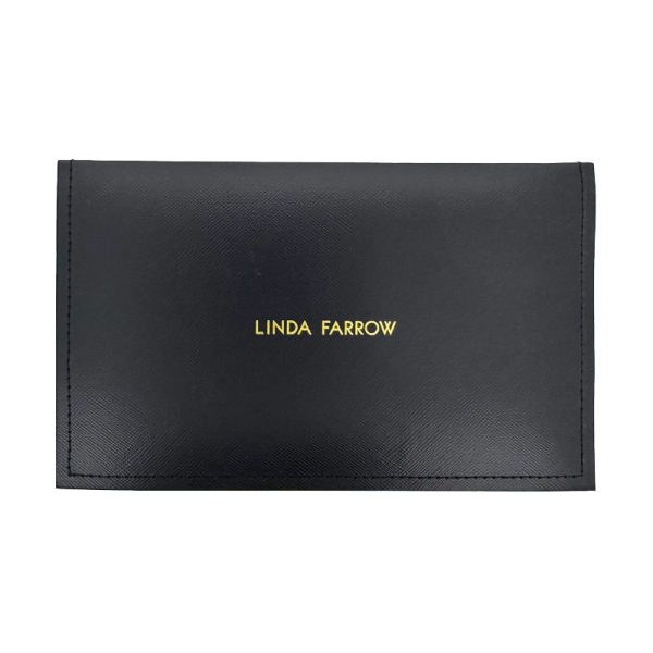 Linda Farrow Black Oval Unisex Sunglasses LFLC25C13 Online Sale