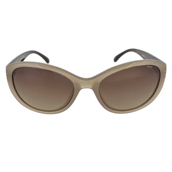 Invu Unisex Sunglasses Beige Demi Gradient Brown B2509C Ladies Sunglasses Sale