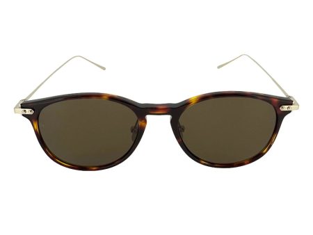 Linda Farrow Linear Tortoiseshell Unisex Sunglasses 5700 LF01C9SUN Online now