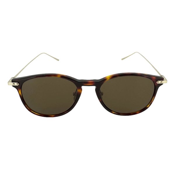 Linda Farrow Linear Tortoiseshell Unisex Sunglasses 5700 LF01C9SUN Online now