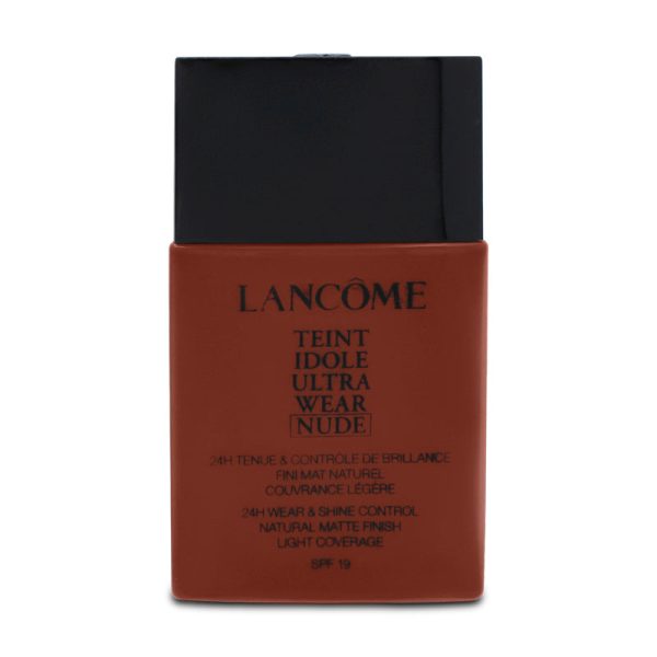 Lancome Teint Idole Ultra Wear Nude Foundation 16 Cafe SPF 19 40ml (Blemished Box) on Sale