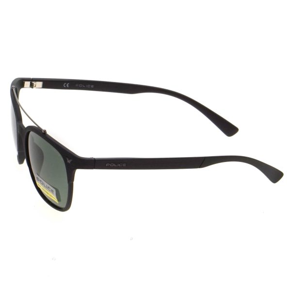 Police Polarised Black Unisex Sunglasses SPL161 U28P Hot on Sale