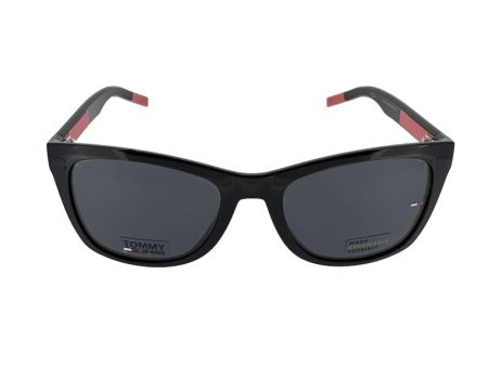 Tommy Jeans Unisex Black Pink Sunglasses TJ0041 S Discount