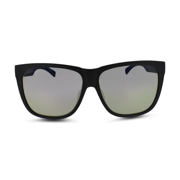 Hugo Boss Matte Black Blue Sunglasses 1453 0VK (Ex Display) Discount