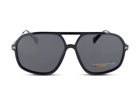 Polaroid Black Men s Sunglasses PLD 6182 (Ex Display) For Cheap