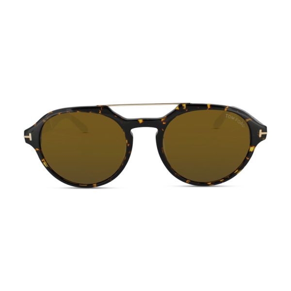 Tom Ford Havana Men s Polarised Sunglasses FT0696 (Ex Display) Discount