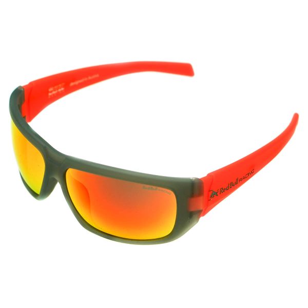 Red Bull Rubber Grey Red Revo Men s Sunglasses RBR213-005 Online now