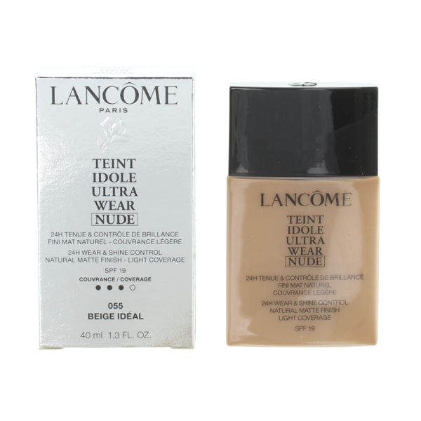 Lancome Ultra Wear Nude Foundation 055 Beige Ideal 40ml Sale