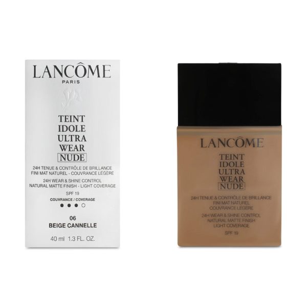 Lancome Ultra Wear Nude Foundation 06 Beige Cannelle 40ml on Sale