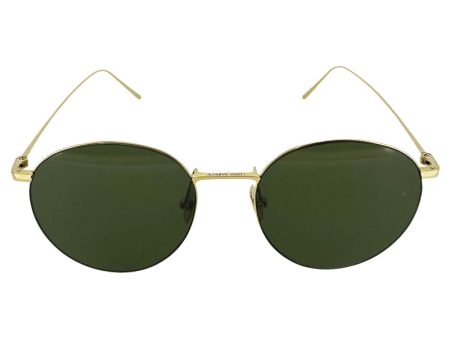 Linda Farrow Gold Green Unisex Sunglasses 6245 LF34C5SUN For Cheap