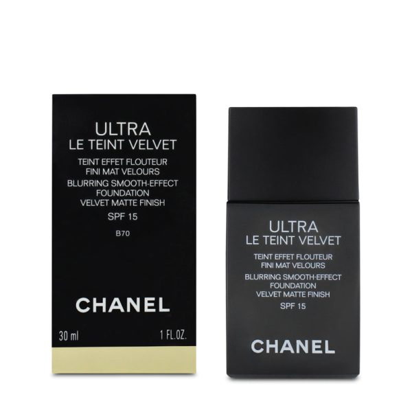 Chanel Ultra Le Teint Velvet Velvet Matte Finish Foundation B70 on Sale