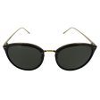 Linda Farrow Black Oval Unisex Sunglasses LFLC25C13 Online Sale