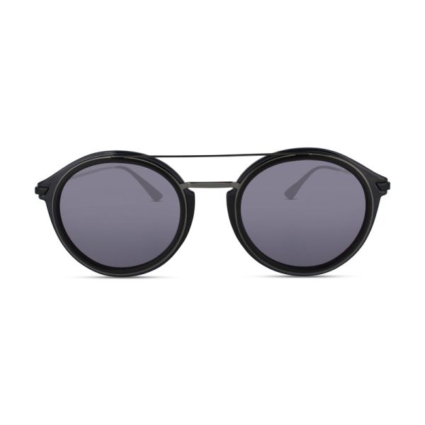 Police Black Round Men s Sunglasses SPL724 (Ex Display) For Cheap