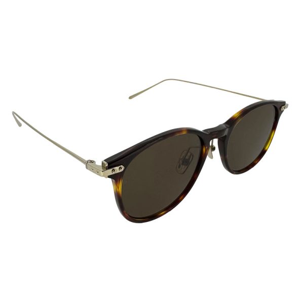 Linda Farrow Linear Tortoiseshell Unisex Sunglasses 5700 LF01C9SUN Online now