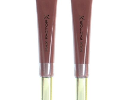 Max Factor Lip Gloss Cushion 015 Nud Glory 2 x 9ml For Sale