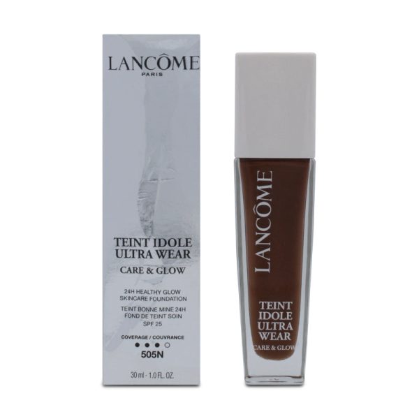 Lancome Teint Idole Care & Glow Foundation 505N 30ml (Blemished Box) For Sale