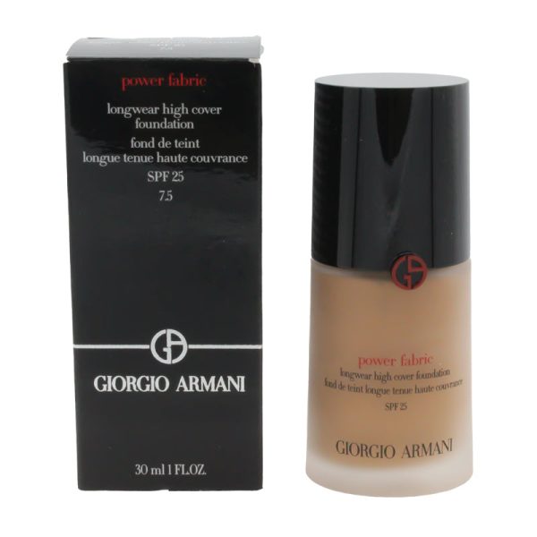 Giorgio Armani Power Fabric Longwear High Cover Foundation SPF25 7.5 30ml (Blemished Box) Sale