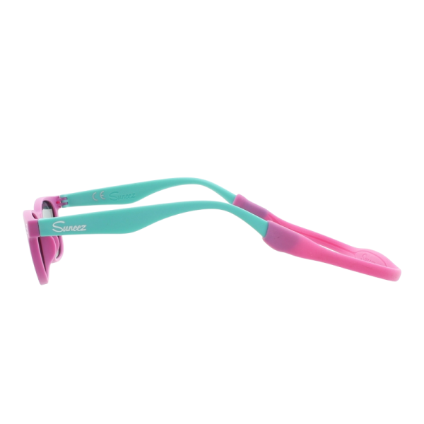 Suneez Polarised Flexible Kids Sunglasses Pink & Turquoise Discount