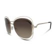 Chloe Rose Gold Metal Framed Sunglasses CE119S *Ex-Display* Online