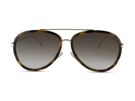 Fendi Havana Sunglasses FF0155 (Ex Display) Cheap