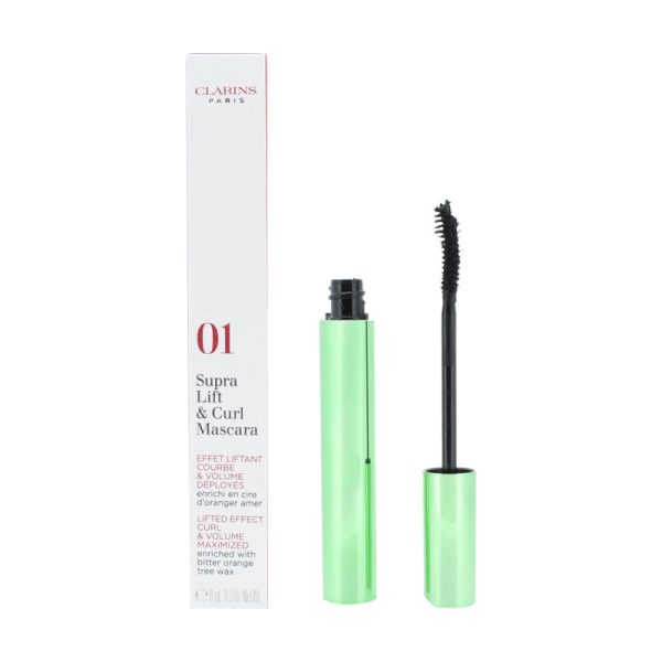 Clarins Supra Lift & Curl Mascara 01 Intense Black Fashion