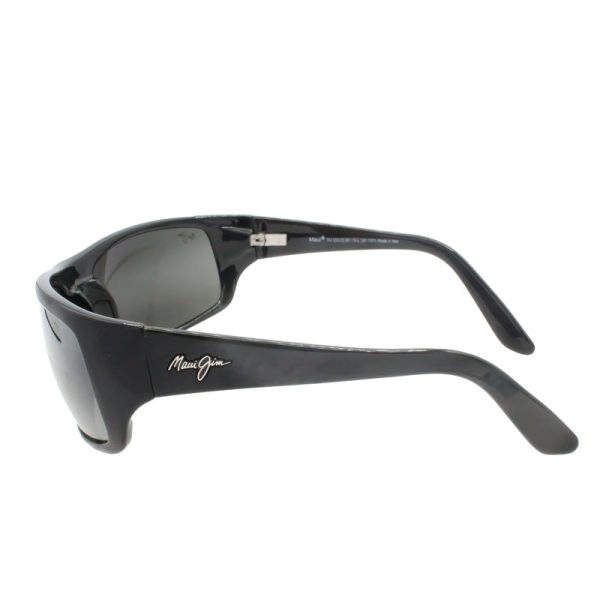 Maui Jim Peahi Gloss Black Men s Sunglasses 202-02 Online now