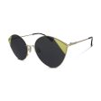 Fendi Gold & Grey Sunglasses FF0341 2F7IR (Ex Display) Discount